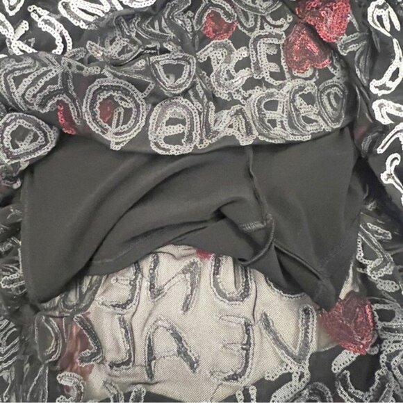 Alice + Olivia Stylish Black and Red Women's Skirt - size 2 - Picture 8 of 8